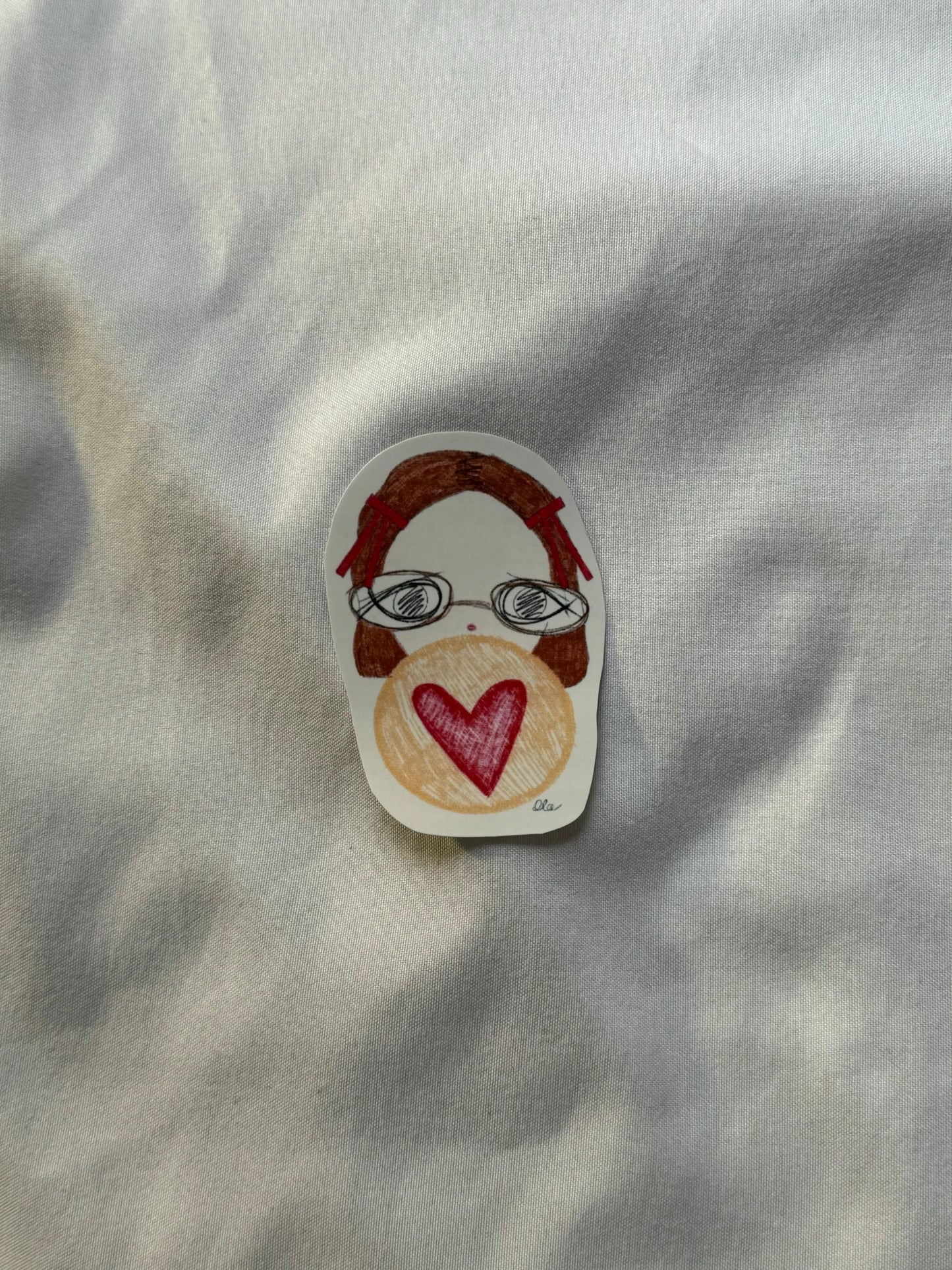 Raspberry Cookie Missy Sticker